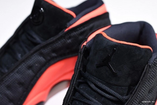 Rep Onekick 13 Low Infrared Black Jordan AT3102-006 x Clot Air 0820